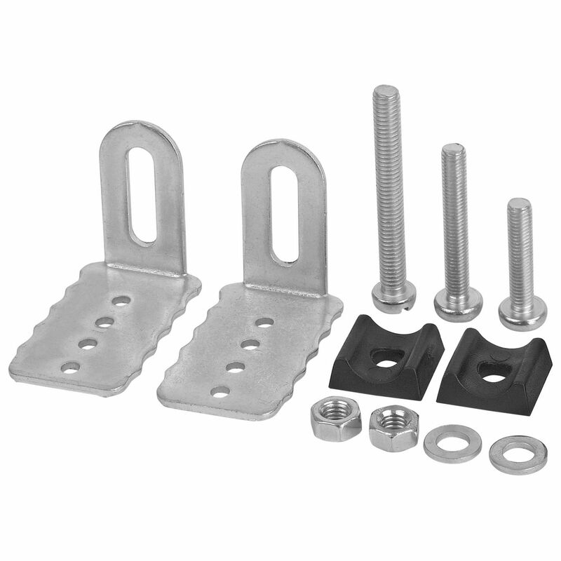 POLISPORT Footrests + Straps Black Groovy Ff / Cfs