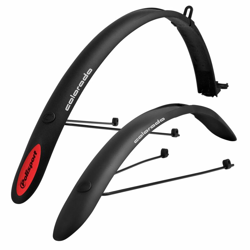POLISPORT Set Of Mudguards Expander City 51/Trekking 26/28 Black