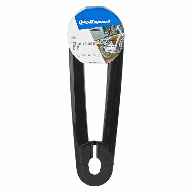 POLISPORT O.E. Chain Case Black/White (Up To 44 Theeth)