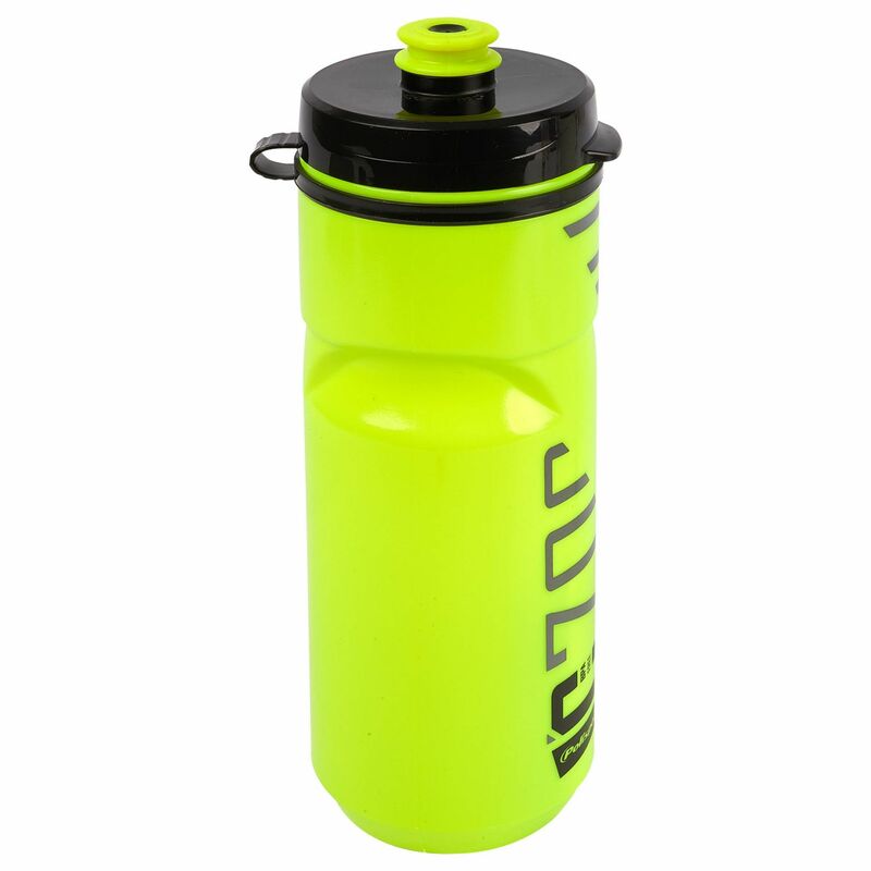 POLISPORT Water Bottle C700 Lime Green / Black Clip On Cap 700ml