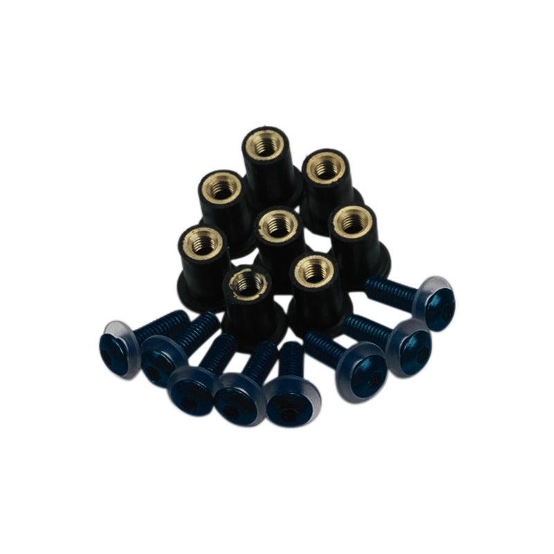 ALU SCHRAUBENSET, SCHWARZ