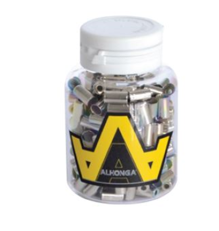 ALHONGA Bike Hose End 5mm Reinforced - Bottle 200pcs