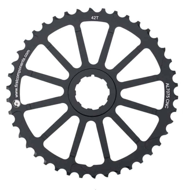 FIRST COMPONENTS Bike Rear Sprocket 42 teeth for Single Chainring Conversion (1x10)