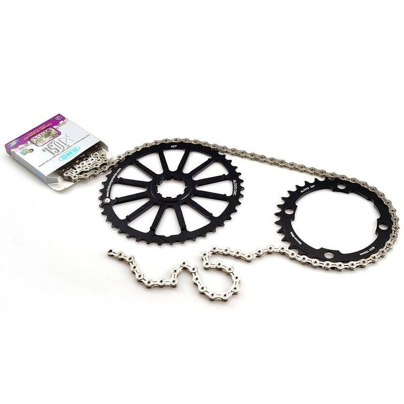 FIRST COMPONENTS Bike Rear Sprocket 42 teeth for Single Chainring Conversion (1x10)