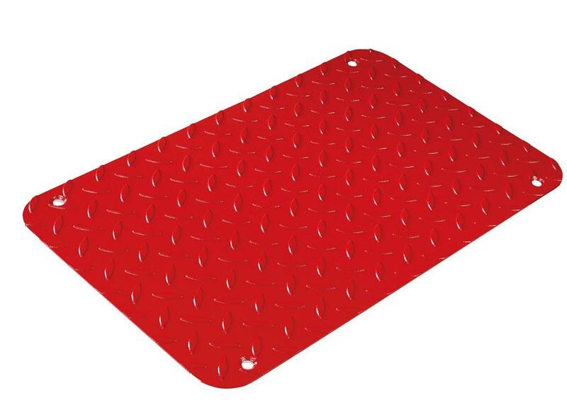 BIKE LIFT Anti-Skid Plate 550x340mm Red