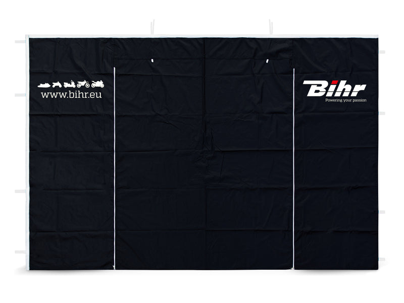BIHR Home Track Zeltwand Rennzelt 3x3 m (Art. 980126) mit Reißverschluss-Tür