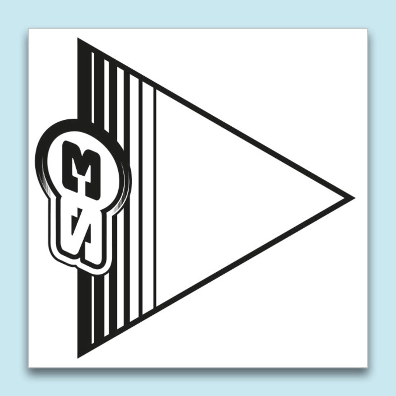 S3-Signalpfeile Weiß 50 Stück 12x12cm