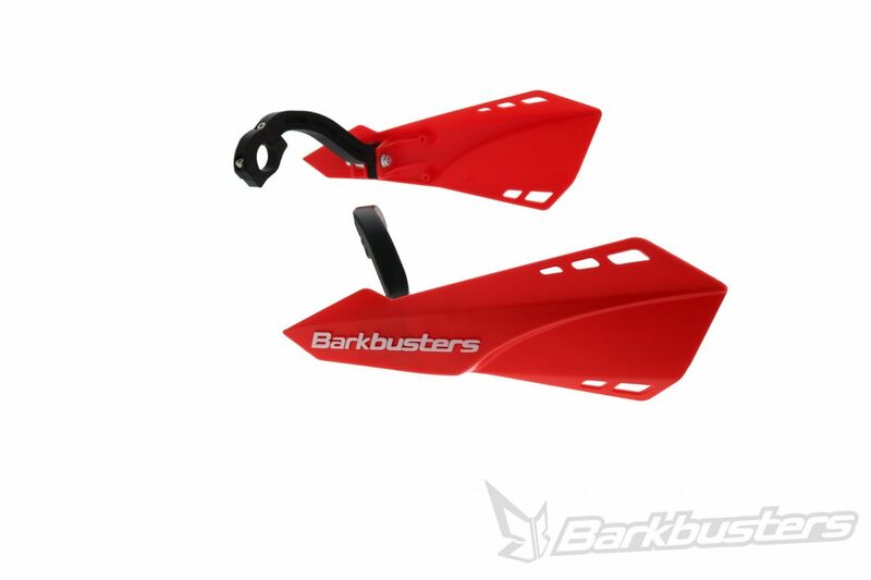 BARKBUSTERS Fahrrad-Handschützer-Kit - Rot