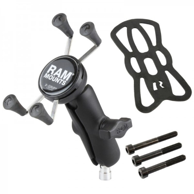 RAM MOUNTS X-Grip® Medium Arm Phone Holder with Bar Mount Base