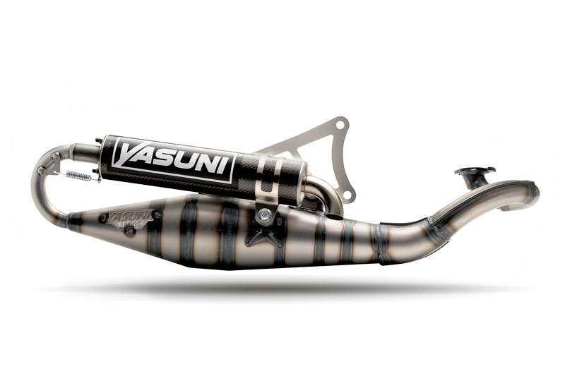 YASUNI Carrera 10 Komplett Auspuff Carbon - Minarelli Horizontal