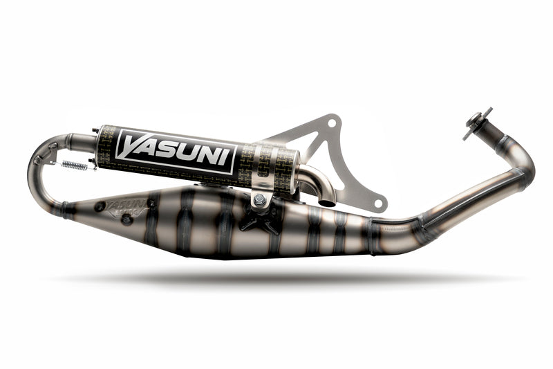 YASUNI Carrera 10 Komplett Auspuff Carbon/Kevlar - Piaggio