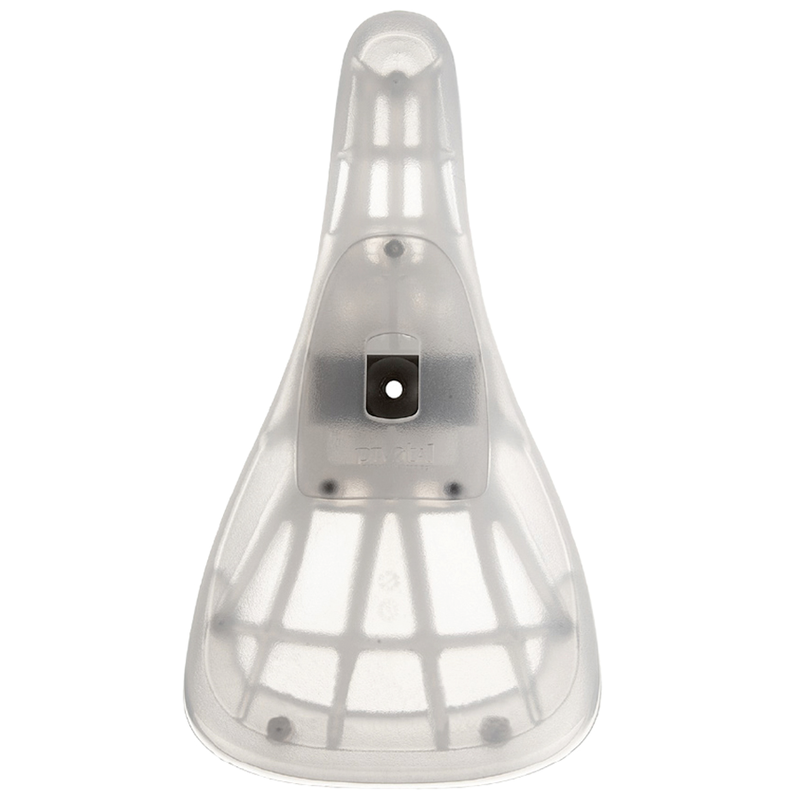 VELO Bicycle Saddle Bmx / Freestyle For Pivotal Seatpost Mount Nylon Clear