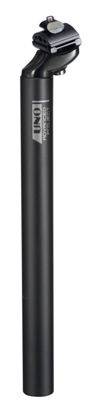 UNO TS 297 Bicycle Seatpost - 350mm Ø26 Black