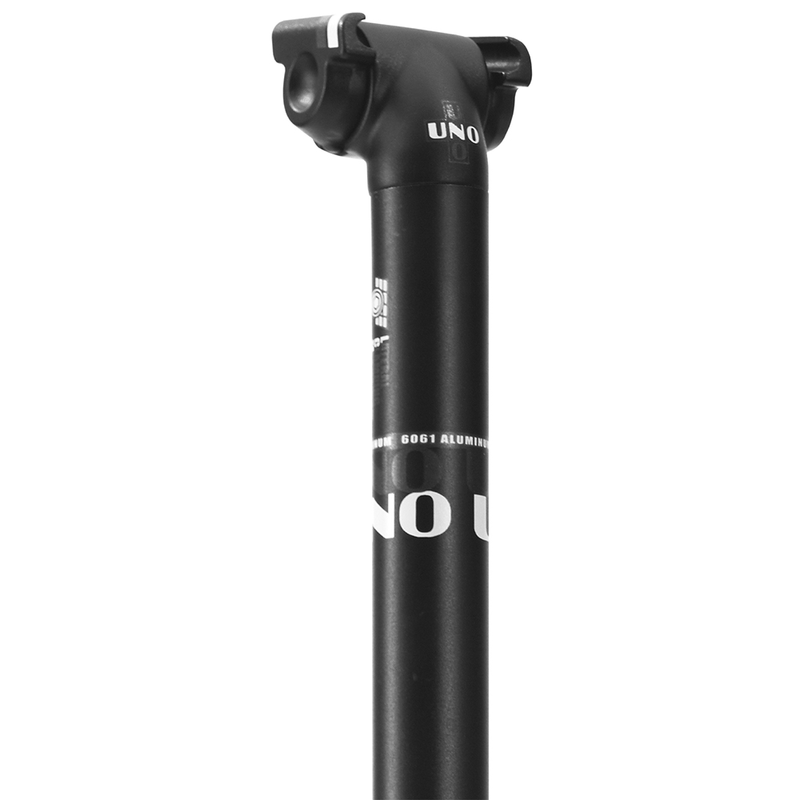 UNO TS 653 Bicycle Seatpost - 350mm Ø27.2 Black