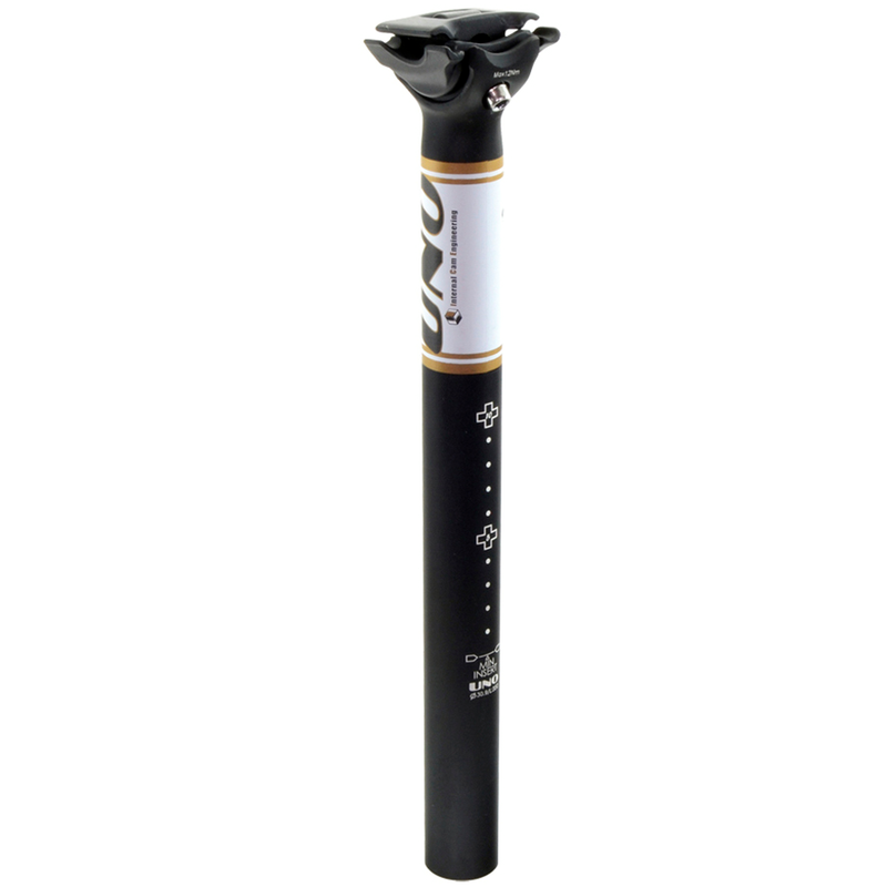 UNO TS 716 Bicycle Seatpost - 350mm Ø31.6 Black/White