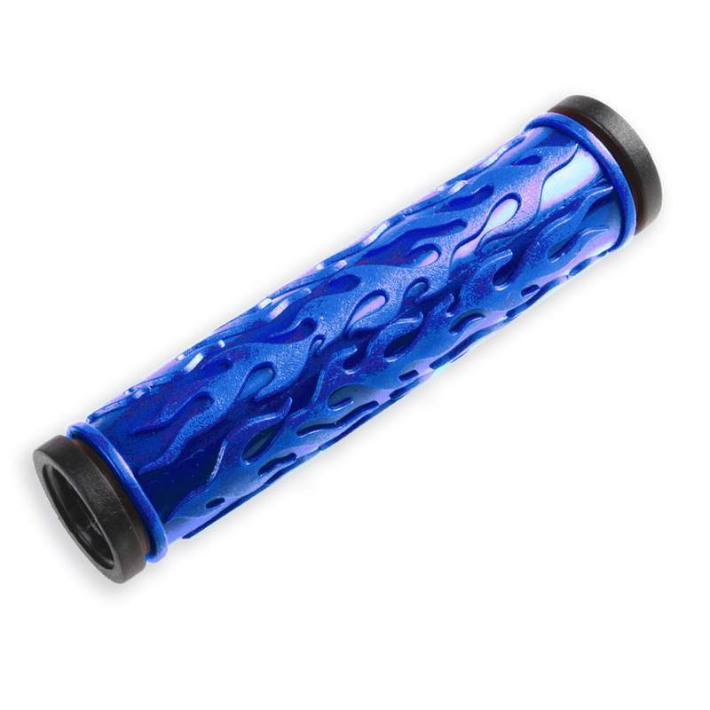 Velo Bicycle Grips Flame Kraton Blue