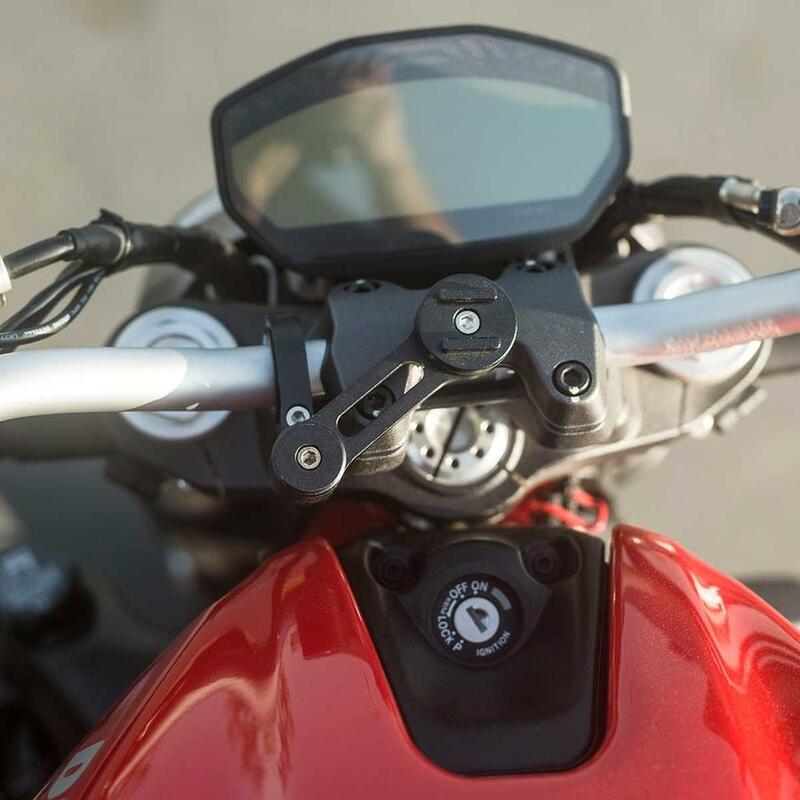 SP CONNECT Moto Bundle fixed on Handlebar - Samsung S20+