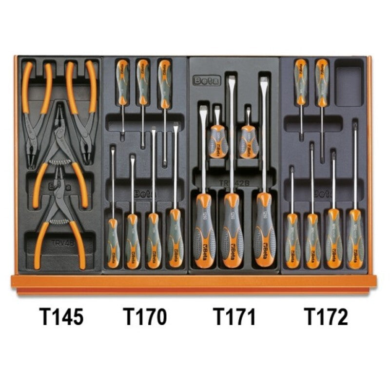 BETA Assortment of 161 tools - Universal Use