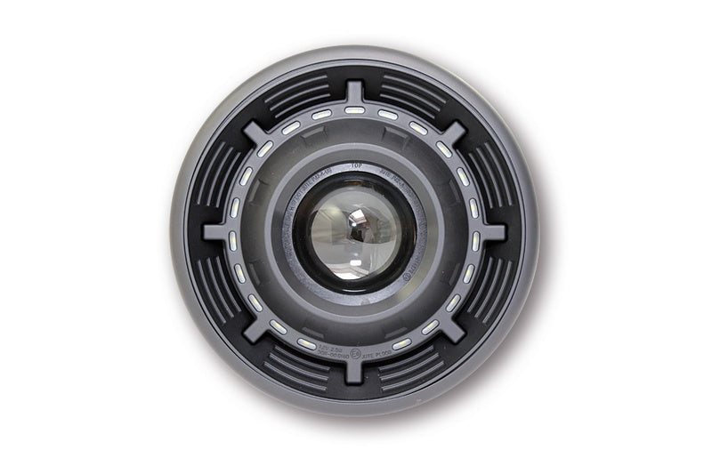 SHIN YO Ellipsoid-Scheinwerfer Cyclops, Schwarz matt
