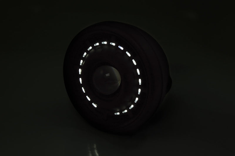 SHIN YO Ellipsoid-Scheinwerfer Cyclops, Schwarz matt