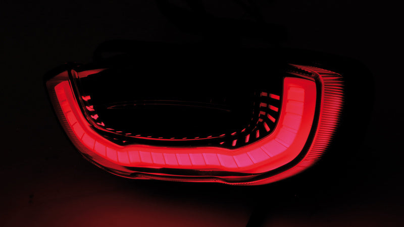 SHIN YO LED Rücklicht Honda CB 650 Bj. 18-, Reflektor Schwarz, getönt