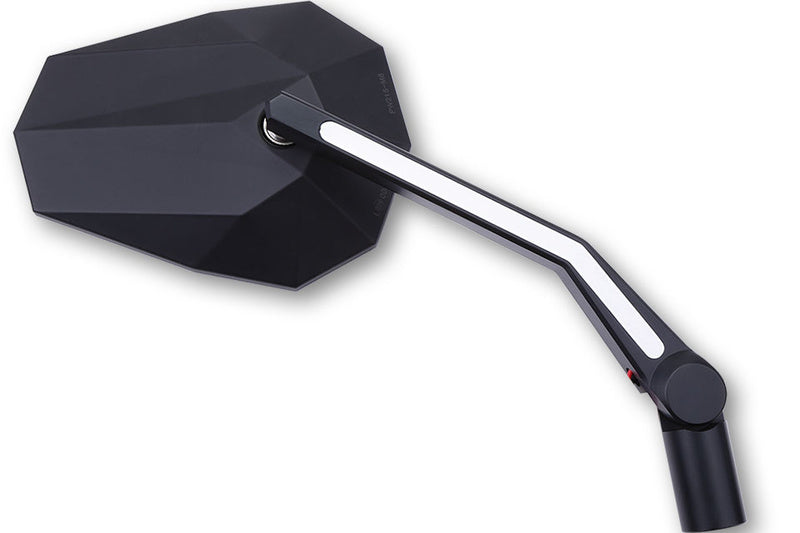 HIGHSIDER Stealth-X3 Spiegel mit LED Positionslicht (Paar)