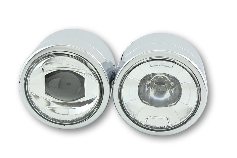 SHIN YO LED Hauptscheinwerfer Twin Chrom seitliche Befestigung