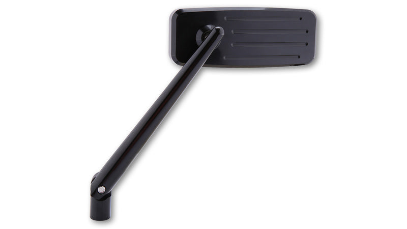 HIGHSIDER CNC gefräster Aluspiegel Action - Schwarz (Stck.)