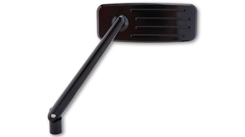 HIGHSIDER CNC gefräster Aluspiegel Action - Schwarz (Stck.)