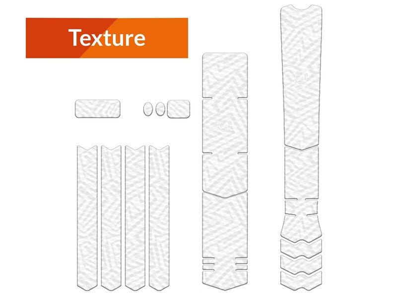 ALGIS Texture Frame Guards Kit XL - White Lines