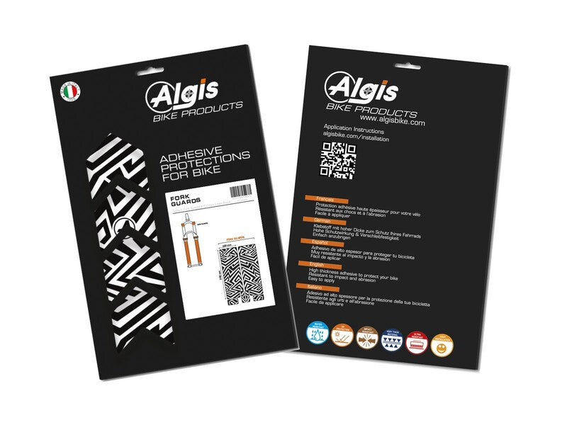 ALGIS Texture Fork Guards Kit - Black Lines