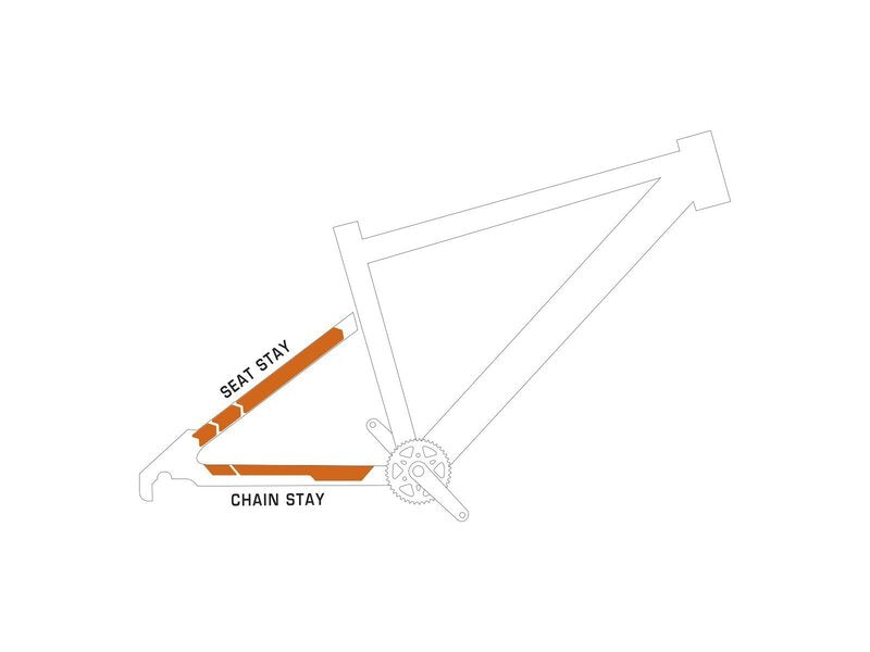 ALGIS Opaque Chain Guards Kit - Clear