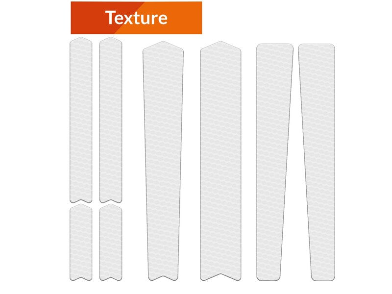 ALGIS Texture Frame Guards Kit Gr/Road - Clear