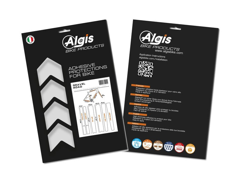 ALGIS Texture Frame Guards Kit Gr/Road - Clear
