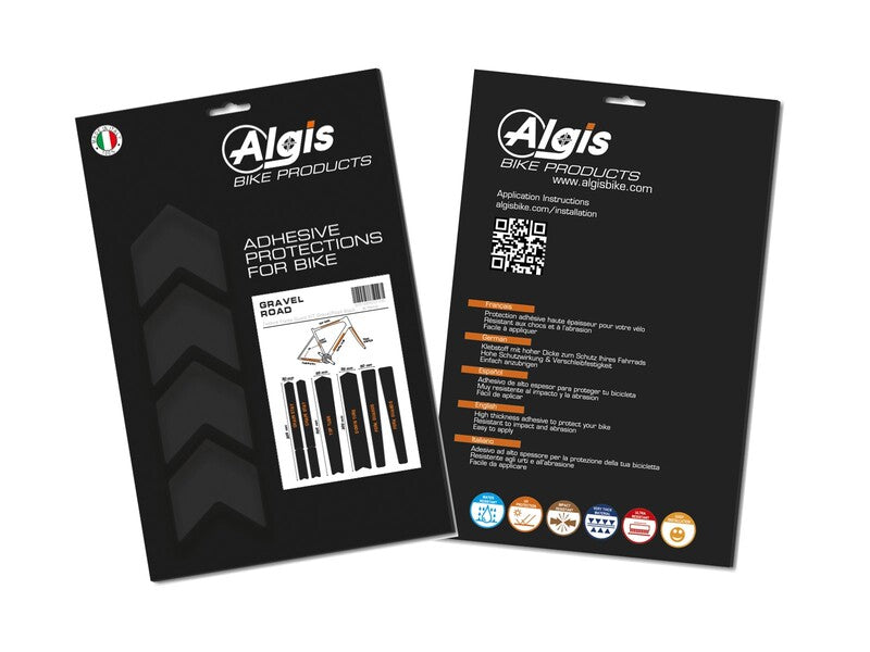 ALGIS Opaque Frame Guards Kit Road Line - Black