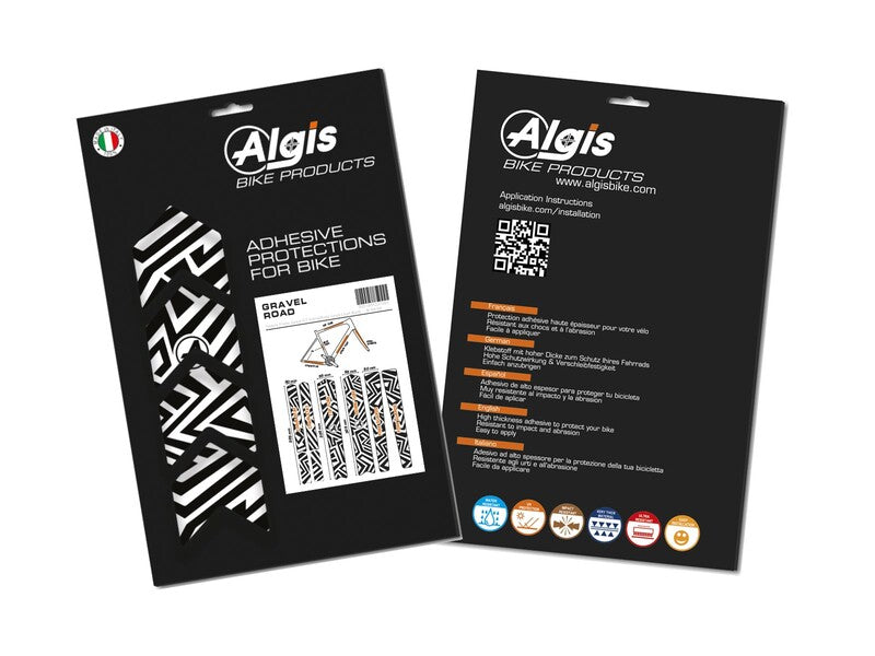 ALGIS Gloss Frame Guards Kit Road Line - White