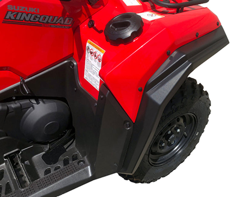 DIRECTION 2 Overfender Kit Black - Suzuki Kingquad 500/750