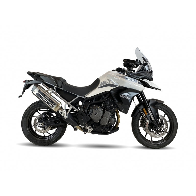IXIL MXT Endtopf Edelstahl / Endkappe schwarz - Triumph Tiger 900/GT/Rally - ET4066SS