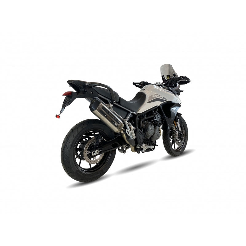 IXIL MXT Endtopf Edelstahl / Endkappe schwarz - Triumph Tiger 900/GT/Rally - ET4066SS