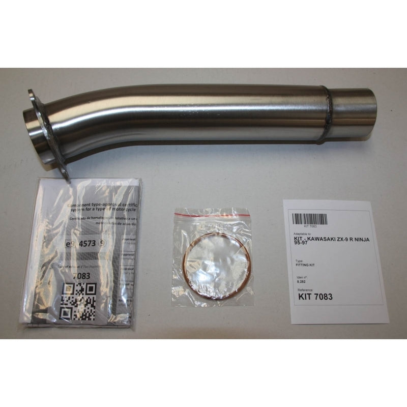 IXIL Hexoval Endtopf Edelstahl / Endkappe Edelstahl schwarz - OK7083VSE
