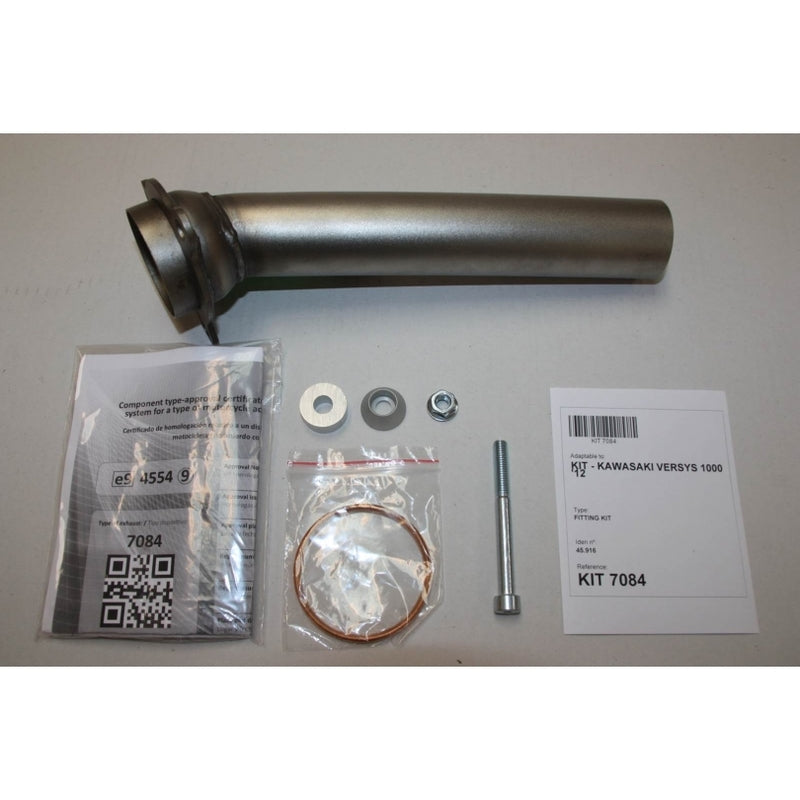 IXIL Hexoval Endtopf Edelstahl / Endkappe schwarz