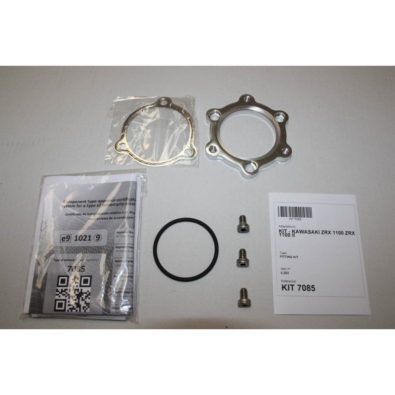 IXIL Hexoval Endtopf Edelstahl / Endkappe Edelstahl schwarz - OK7085VSE