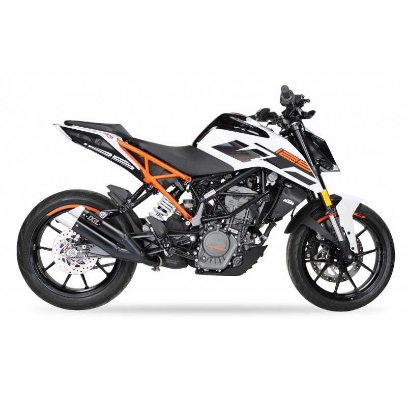 IXIL Hyperlow Endtopf Edelstahl schwarz / Endkappe Aluminium - XM3357XB