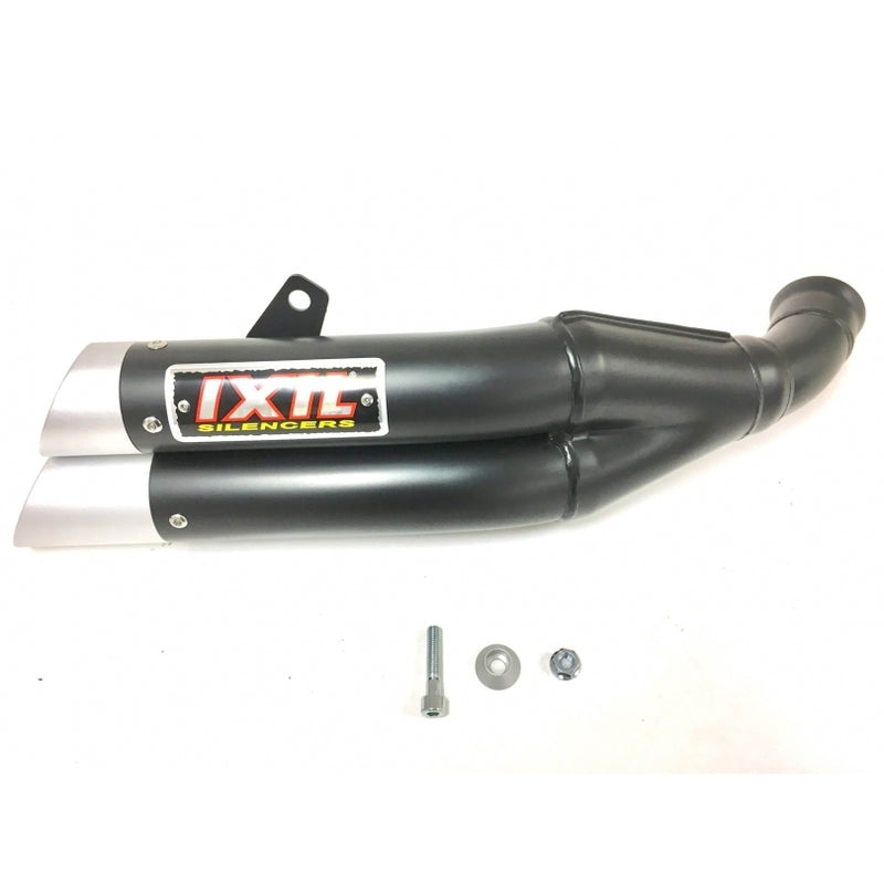 IXIL Hyperlow Endtopf Edelstahl schwarz / Endkappe Aluminium - XM3357XB