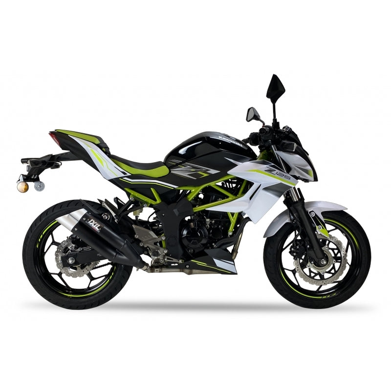 IXIL Hyperlow Endtopf Edelstahl schwarz / Endkappe Aluminium - XK7337XB