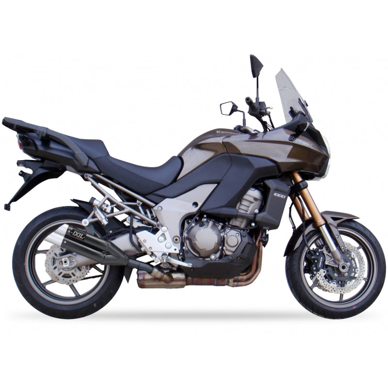 IXIL Hyperlow Endtopf Edelstahl schwarz / Endkappe Aluminium - XK7384XB