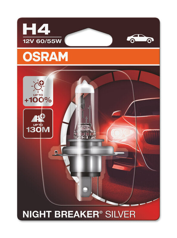 OSRAM Glühlampe Night Breaker Silver NBS H4 12V / 60/55 X1