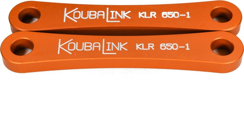KOUBALINK Tieferlegungssatz (31.8 mm) Orange - Kawasaki KLR650