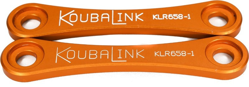 KOUBALINK Tieferlegungssatz (31.8 mm) Orange - Kawasaki KLR650