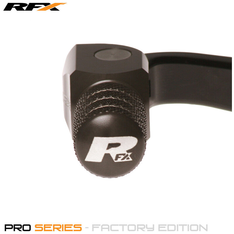 RFX Flex+ Factory Edition Schalthebel (Schwarz/Hartanodisiertes Titan) - KTM SX85 SX/XC-W/TPI 125/150
